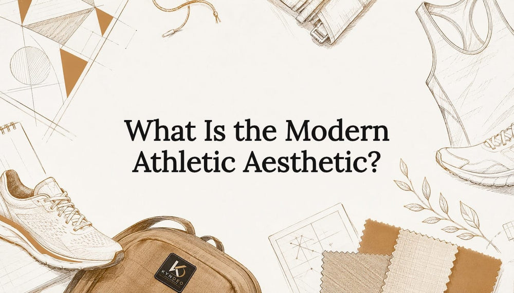 Decorative title card illustration for athletic aesthetic
