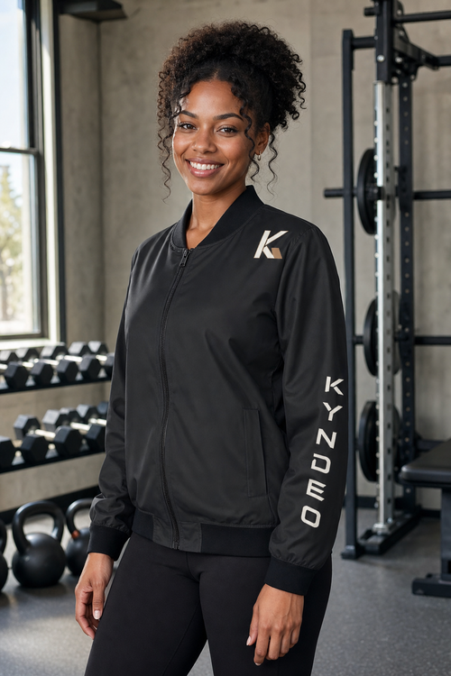 KYNDEO Black Bomber Jacket