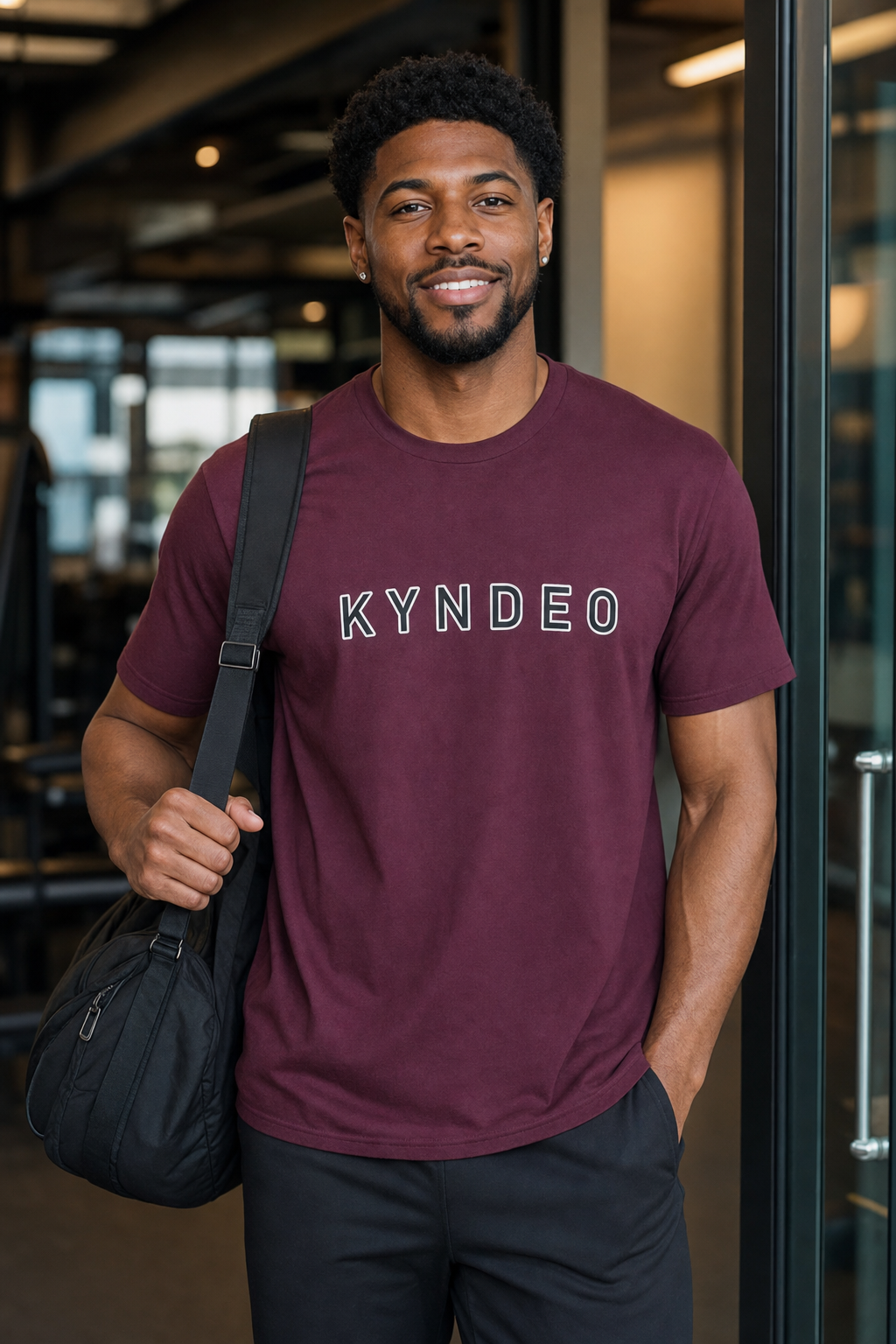 KYNDEO Unisex Ultra Cotton Tee - Oxblood Outline