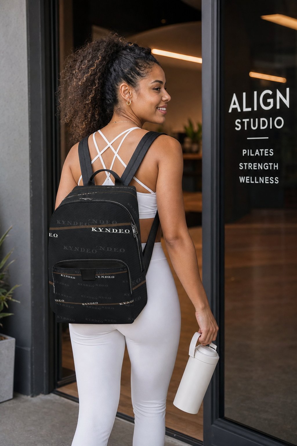KYNDEO Leather Backpack - Noir Signature
