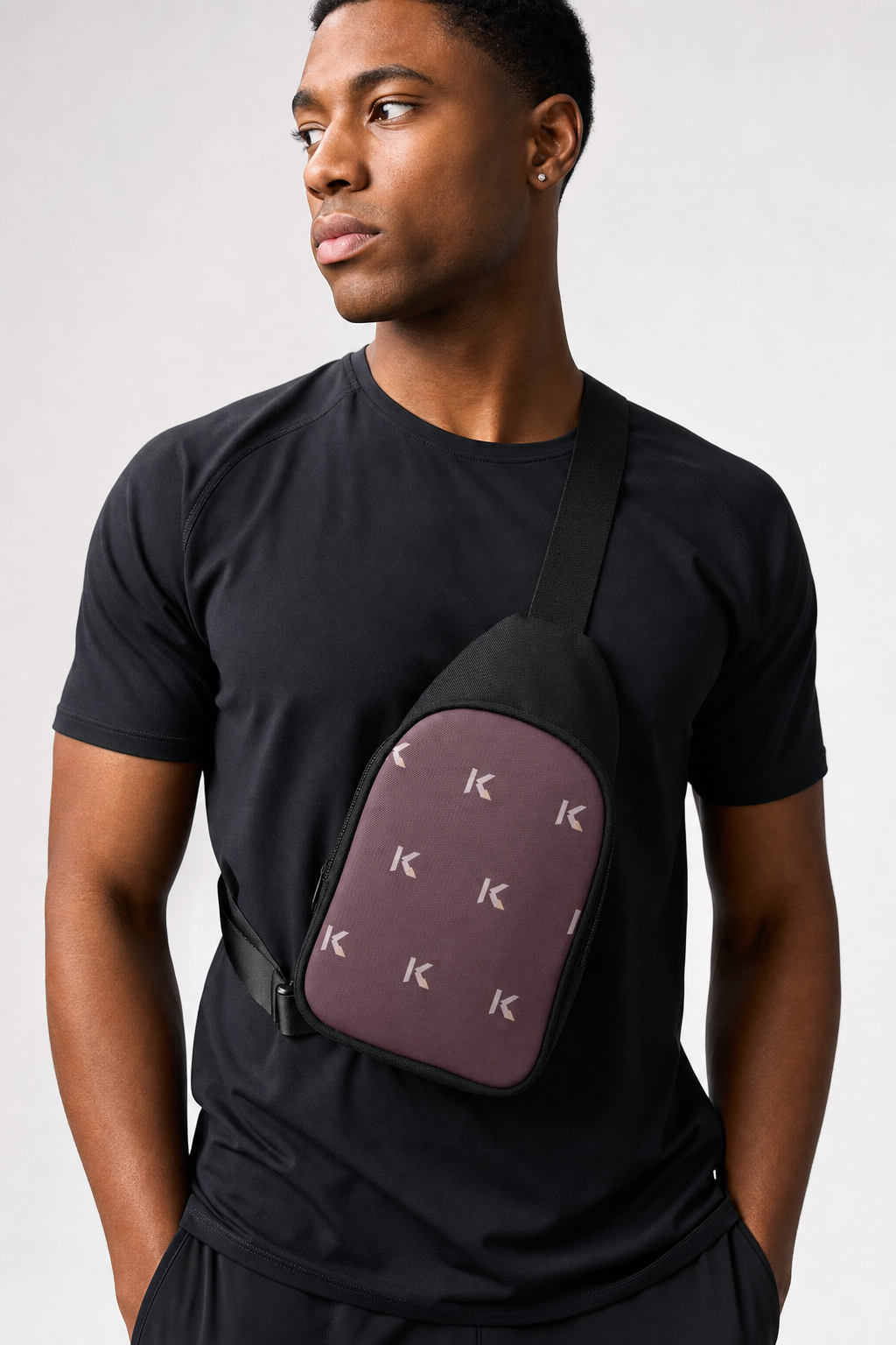 KYNDEO Travel Crossbody - Oxblood Monogram