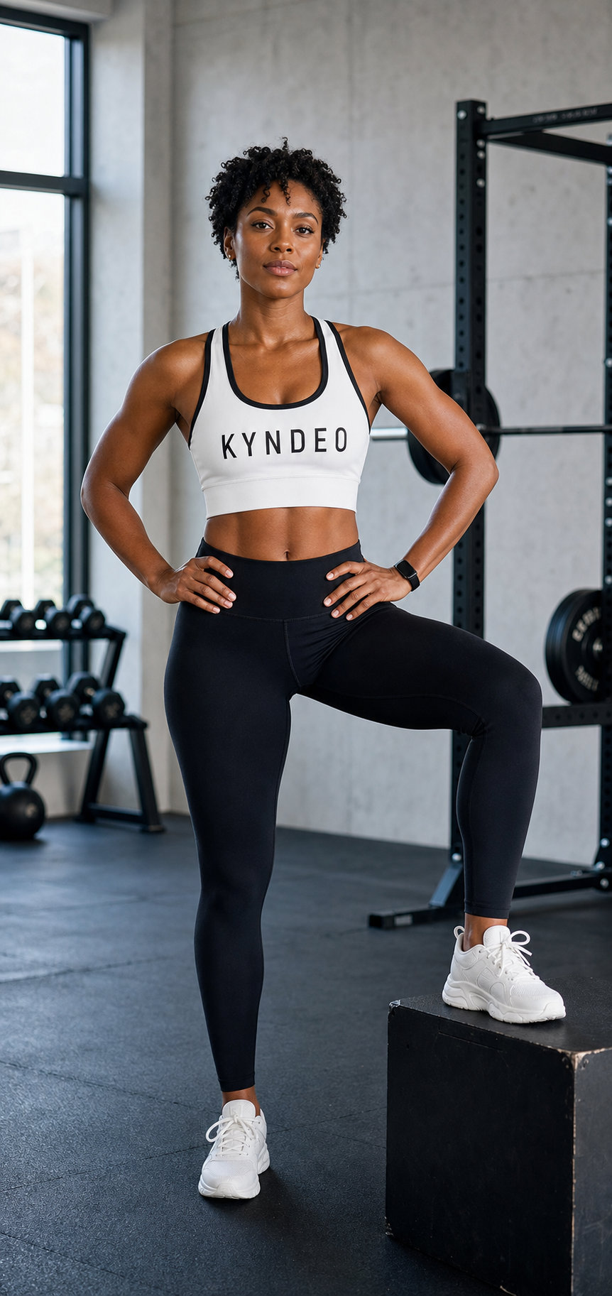 KYNDEO Noir Ivory Yoga Top II