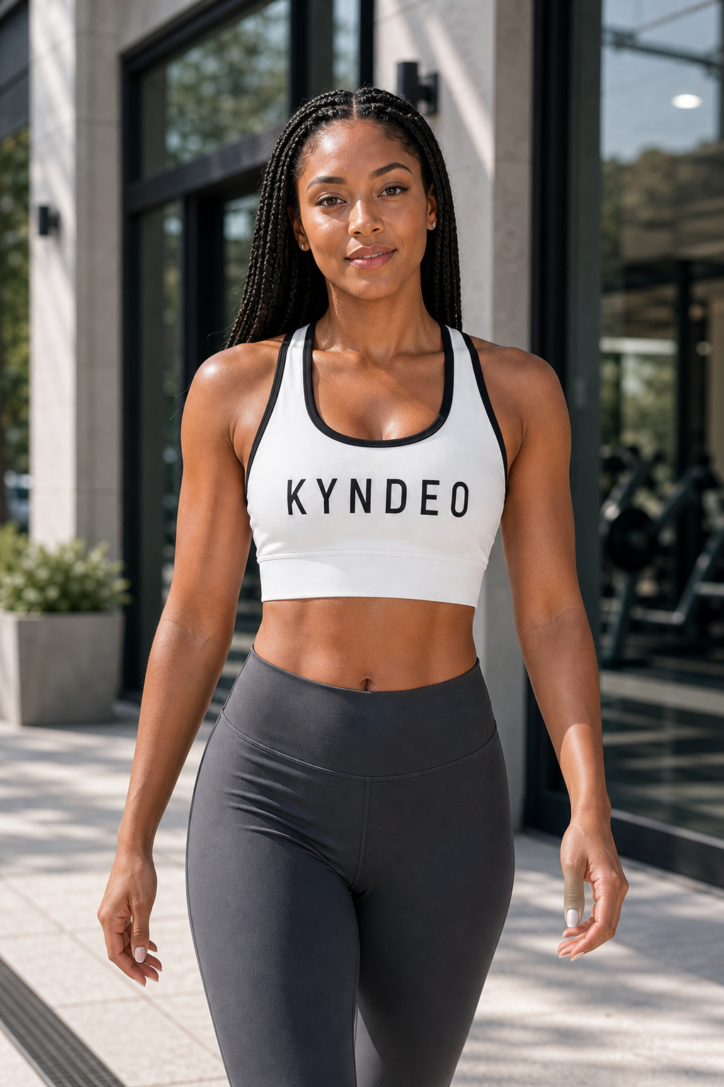 KYNDEO Noir Ivory Yoga Top II