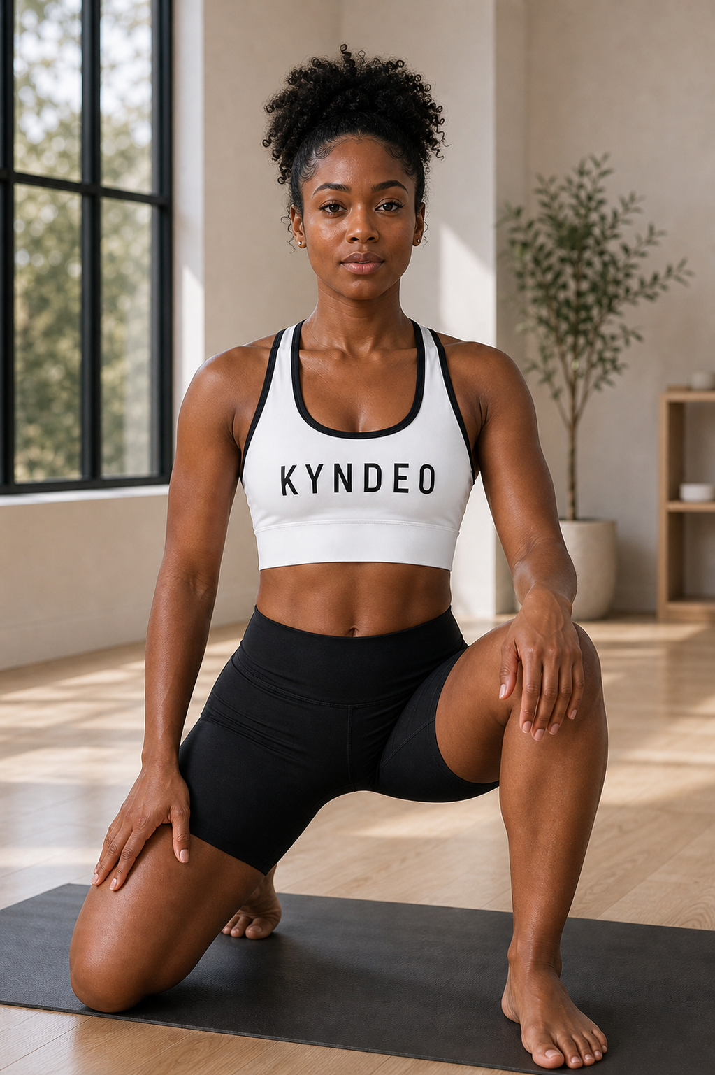 KYNDEO Noir Ivory Yoga Top II