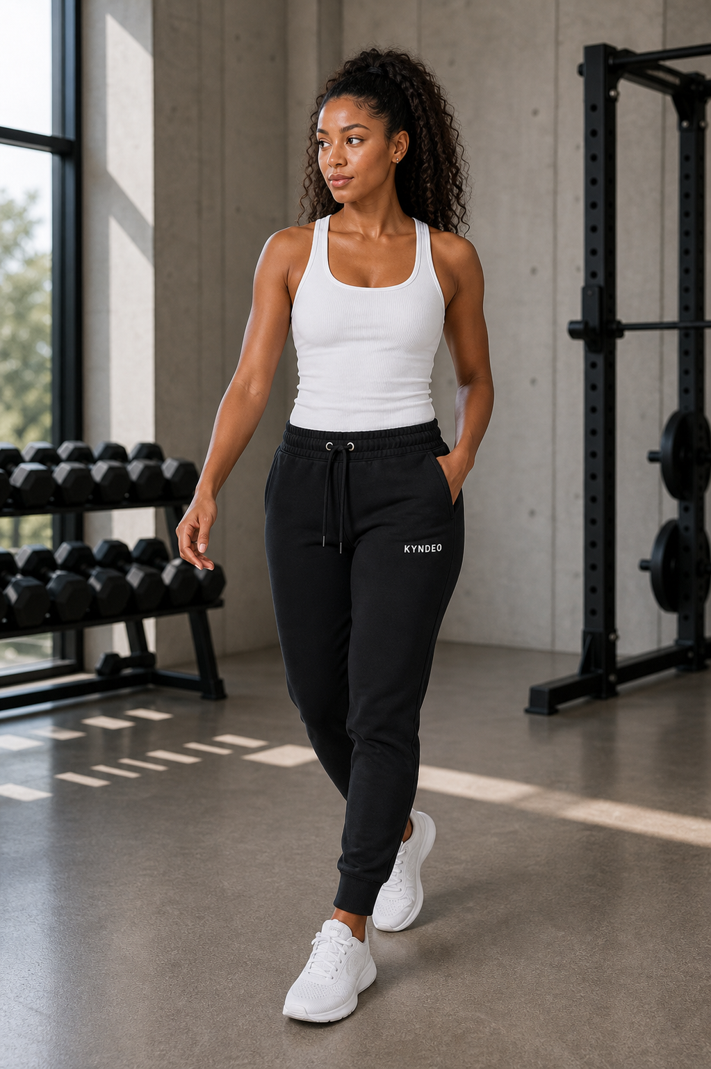 KYNDEO Noir Ivory Women's Joggers