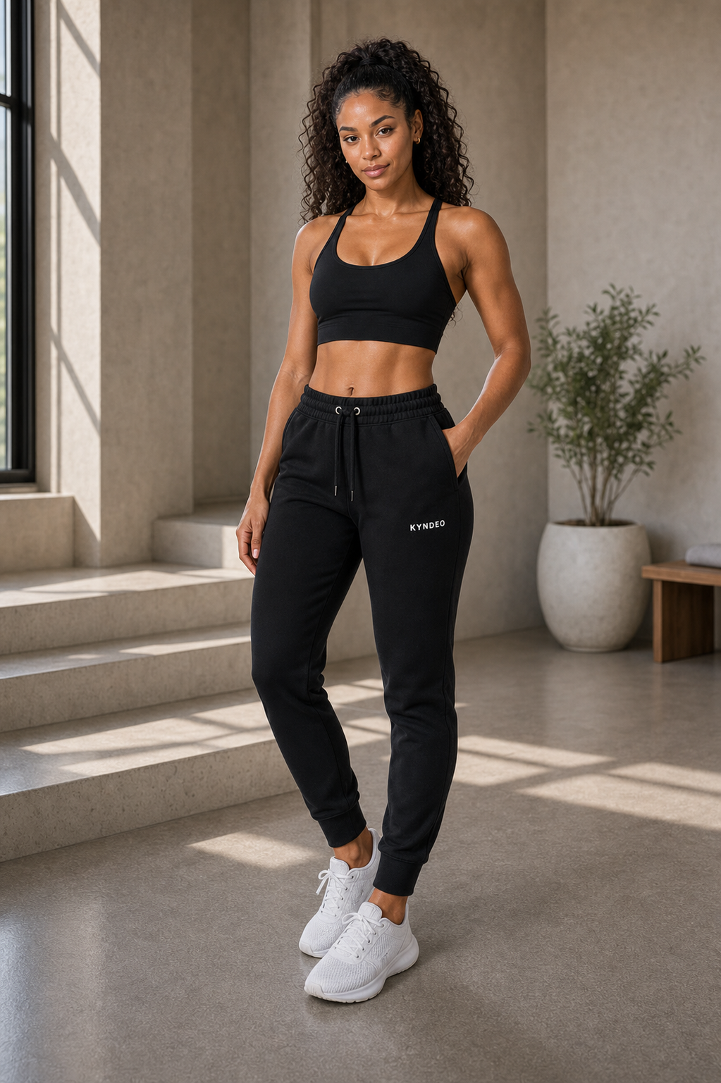 KYNDEO Noir Ivory Women's Joggers