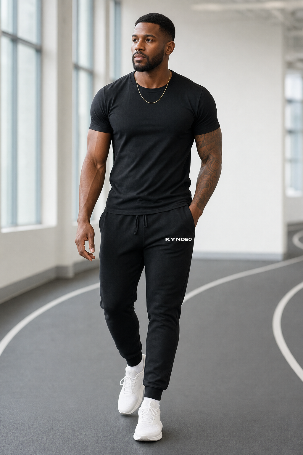 KYNDEO Noir Ivory Joggers