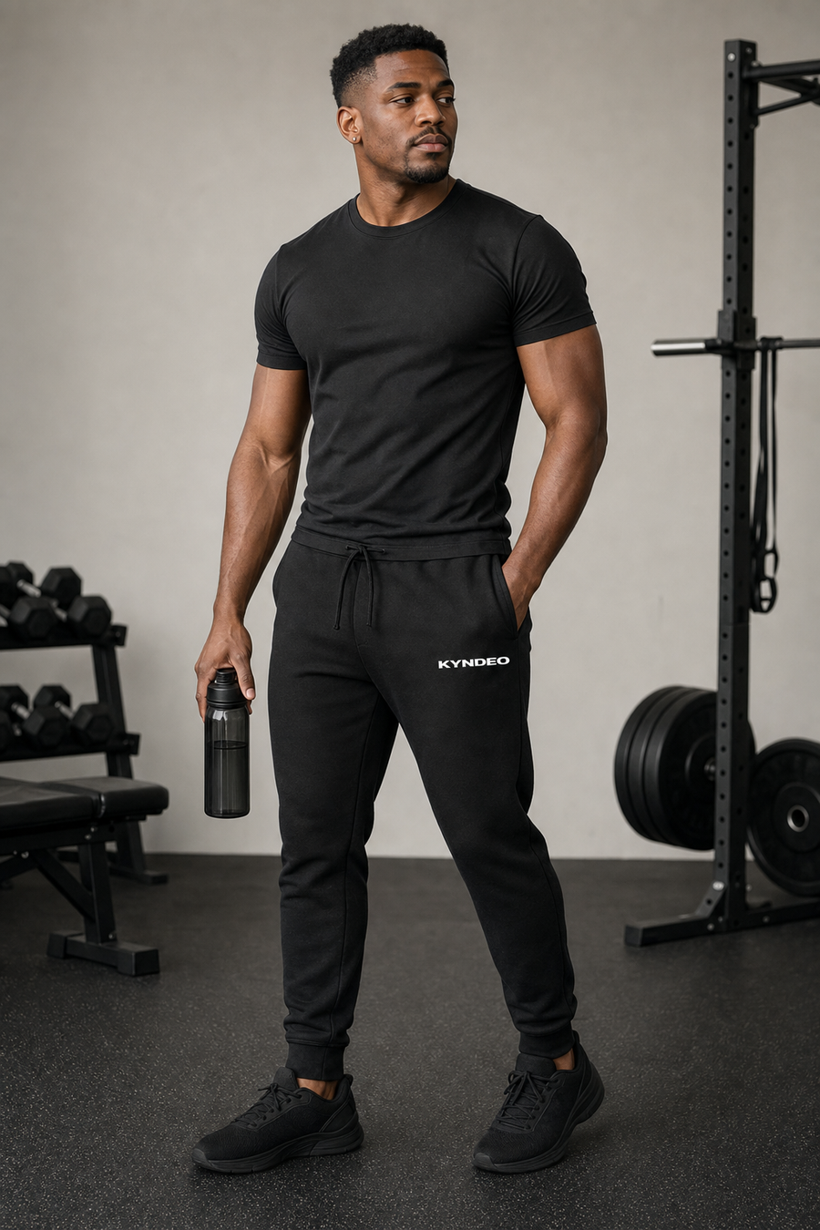 KYNDEO Noir Ivory Joggers