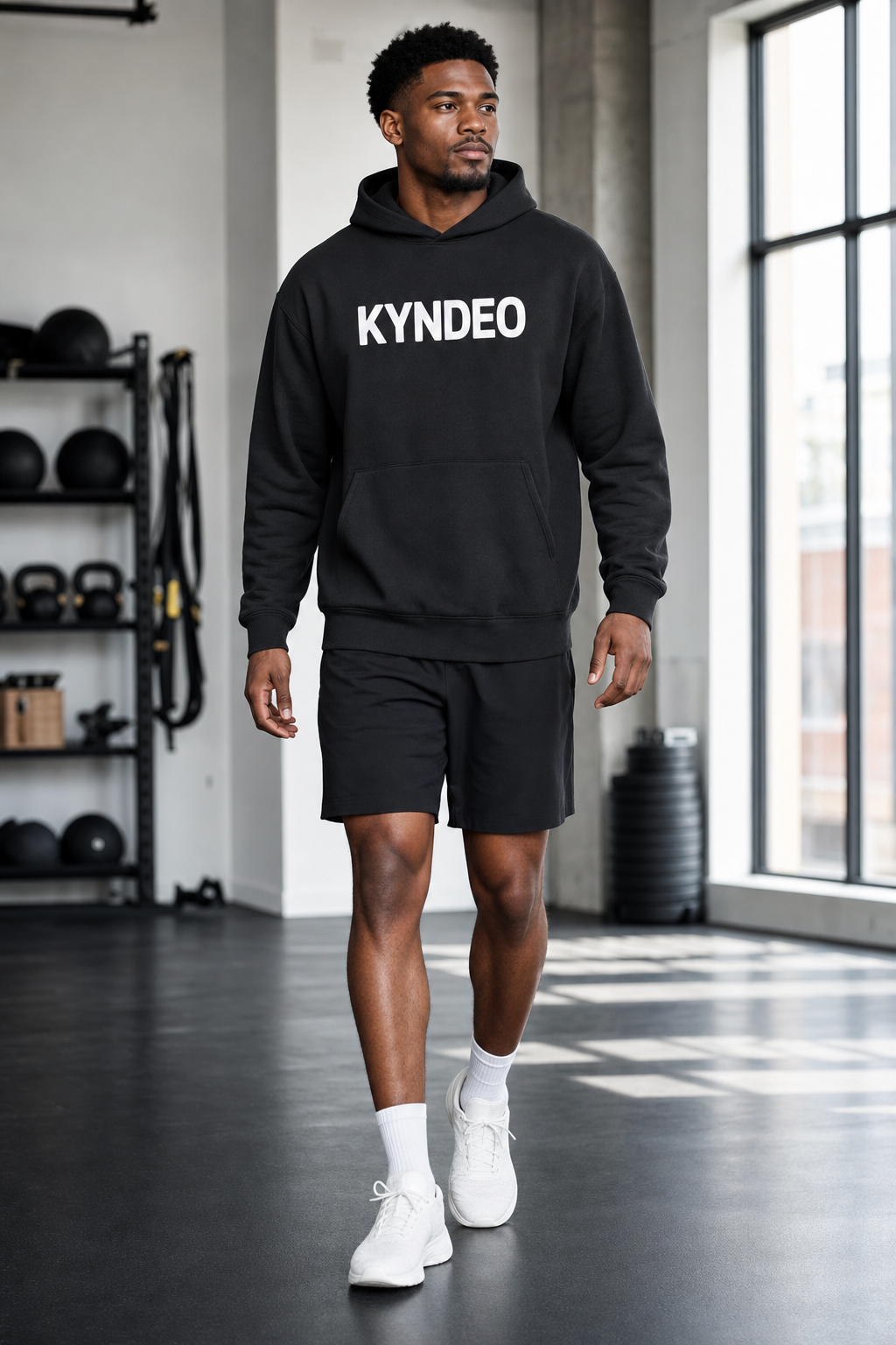KYNDEO Noir Ivory Hoodie