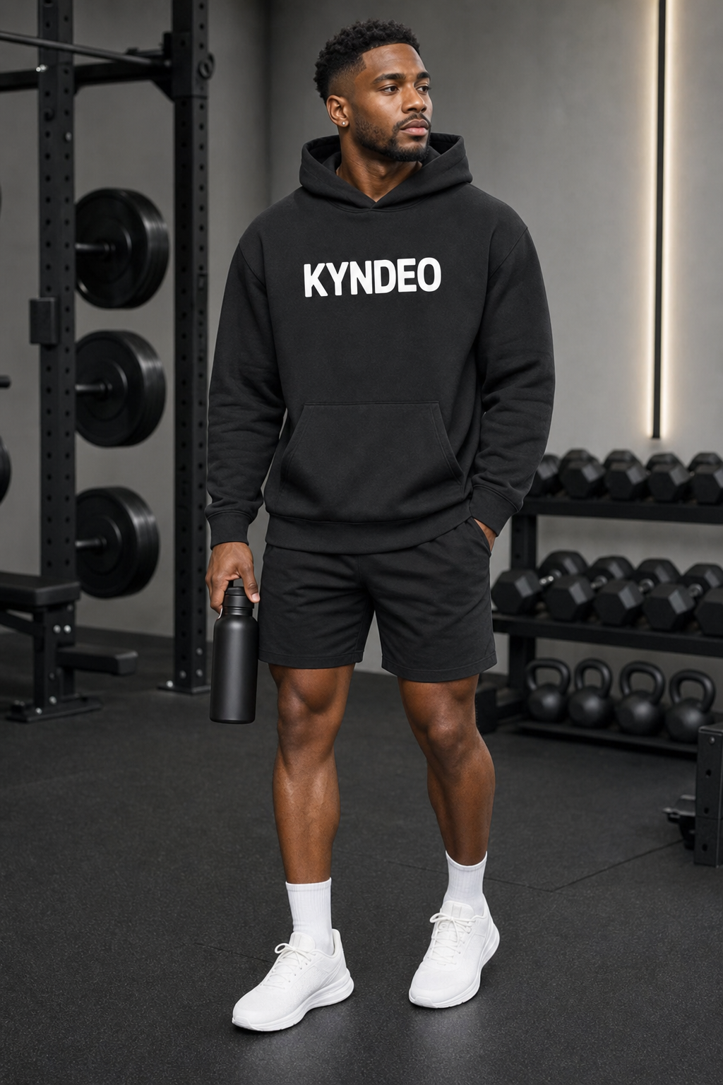 KYNDEO Noir Ivory Hoodie