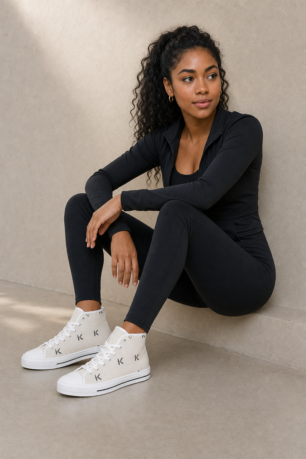 KYNDEO Lift Sneaker - Ivory High-Top