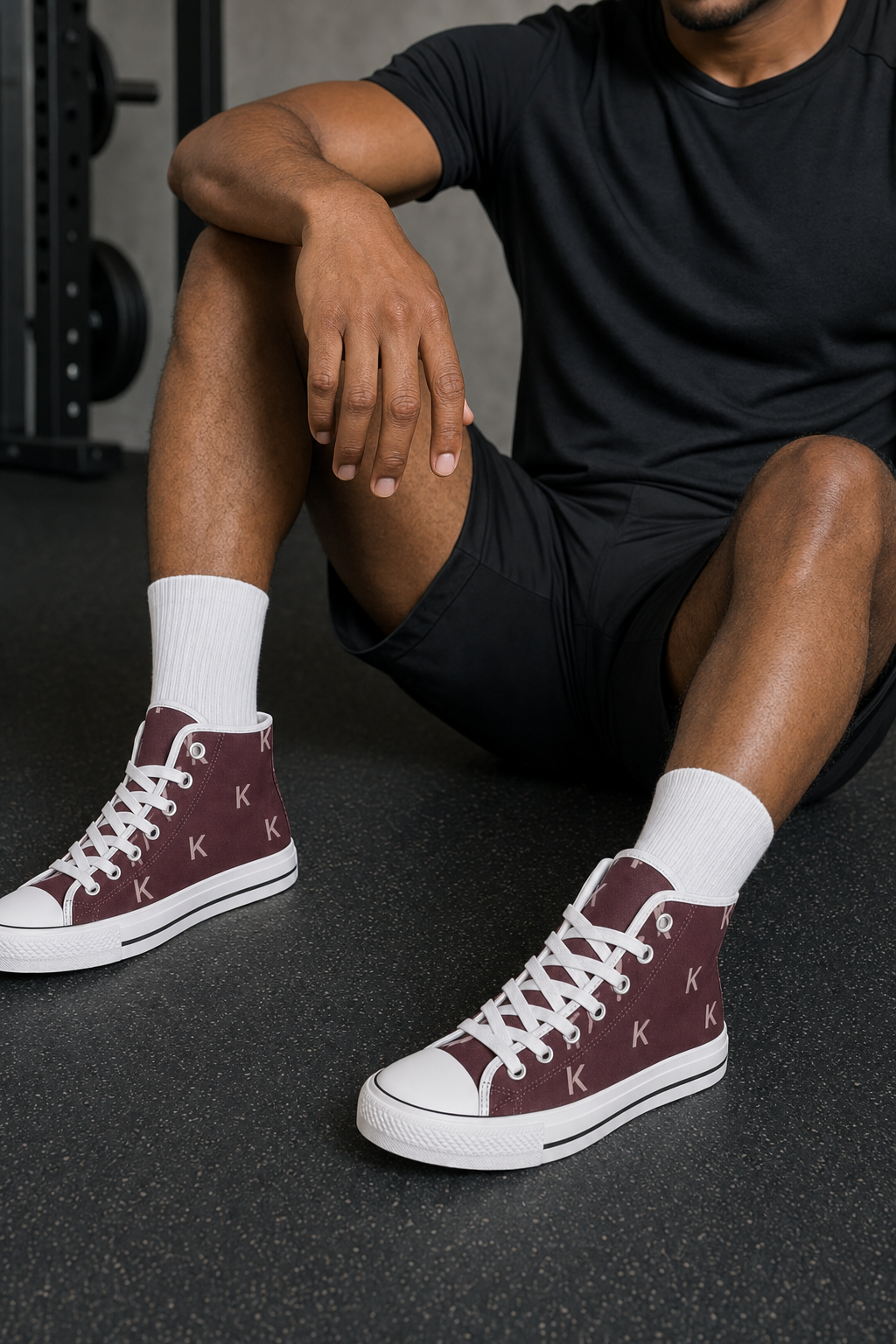 KYNDEO Lift Sneaker - Oxblood High-Top