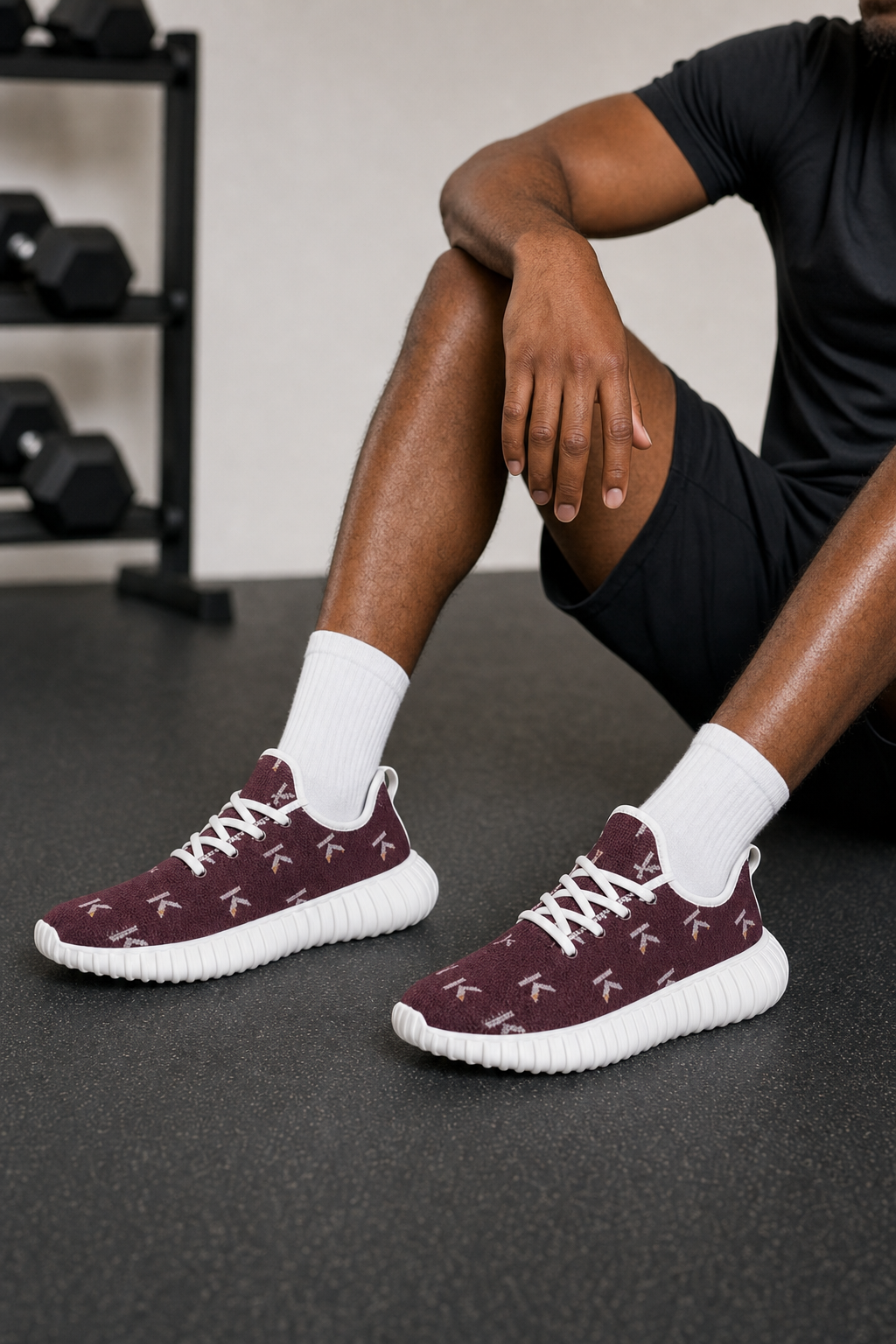 KYNDEO Crown Sneaker - Oxblood Crest