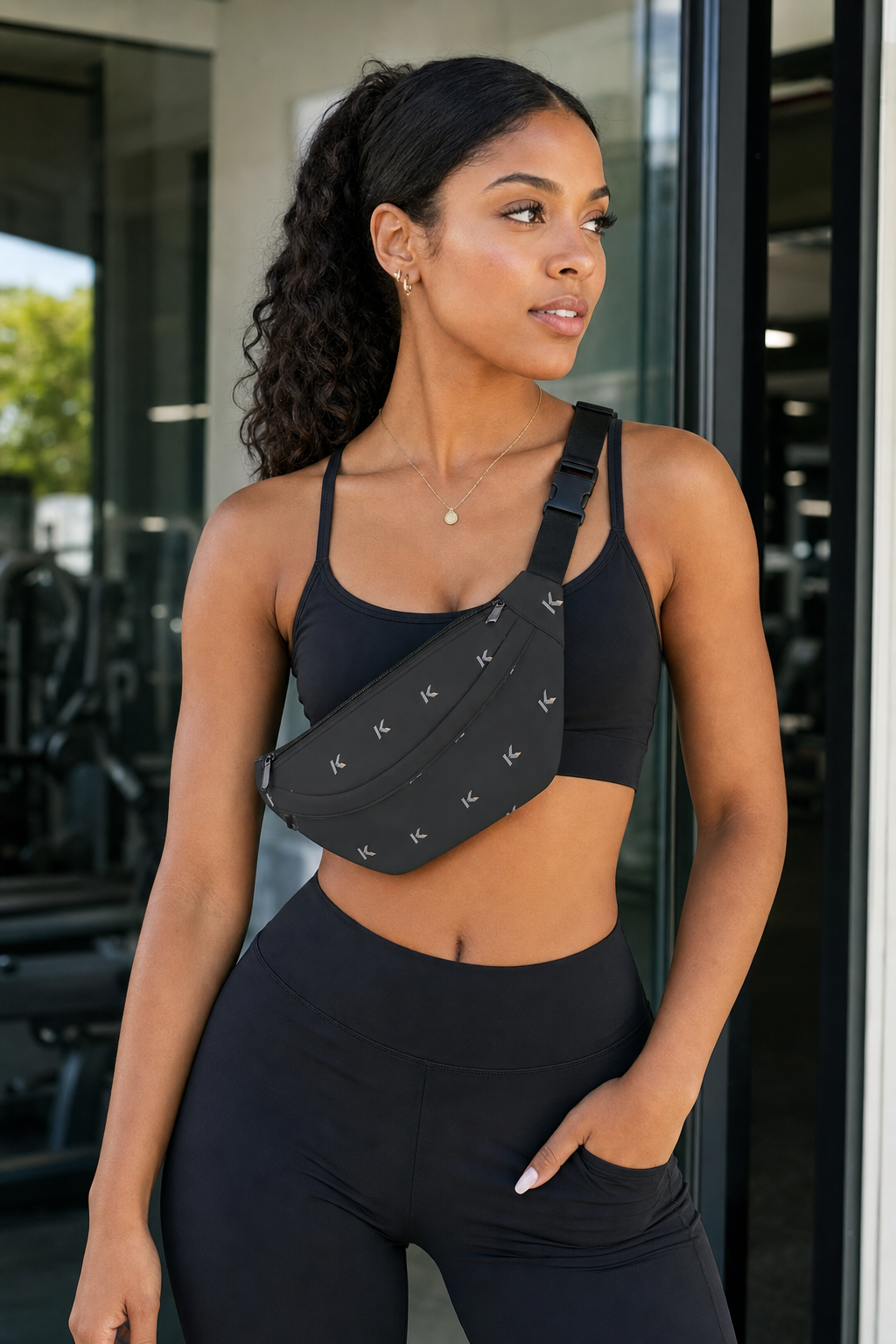 KYNDEO Motion Waist Bag - Noir Monogram