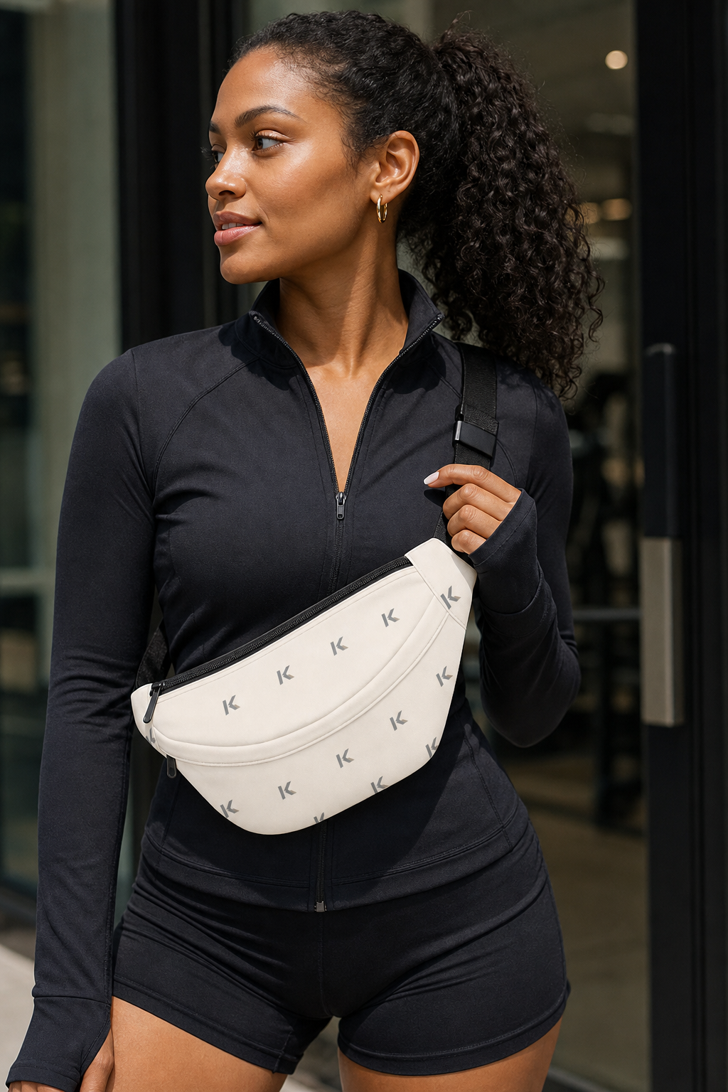 KYNDEO Motion Waist Bag - Ivory Monogram