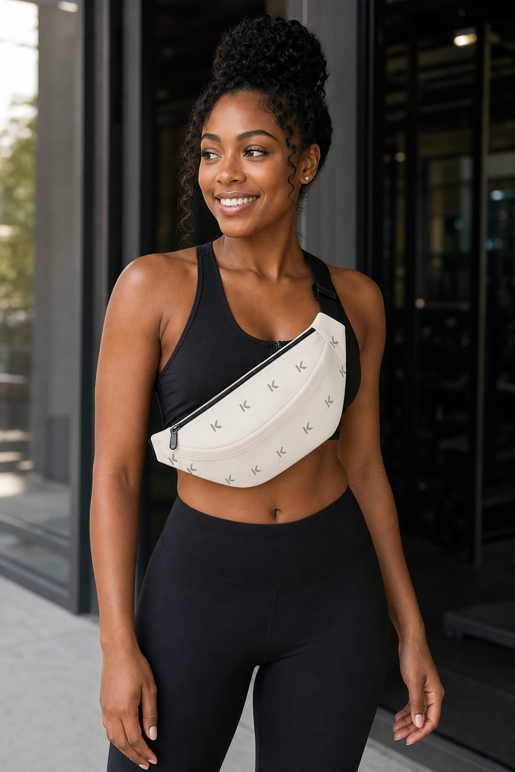 KYNDEO Motion Waist Bag - Ivory Monogram