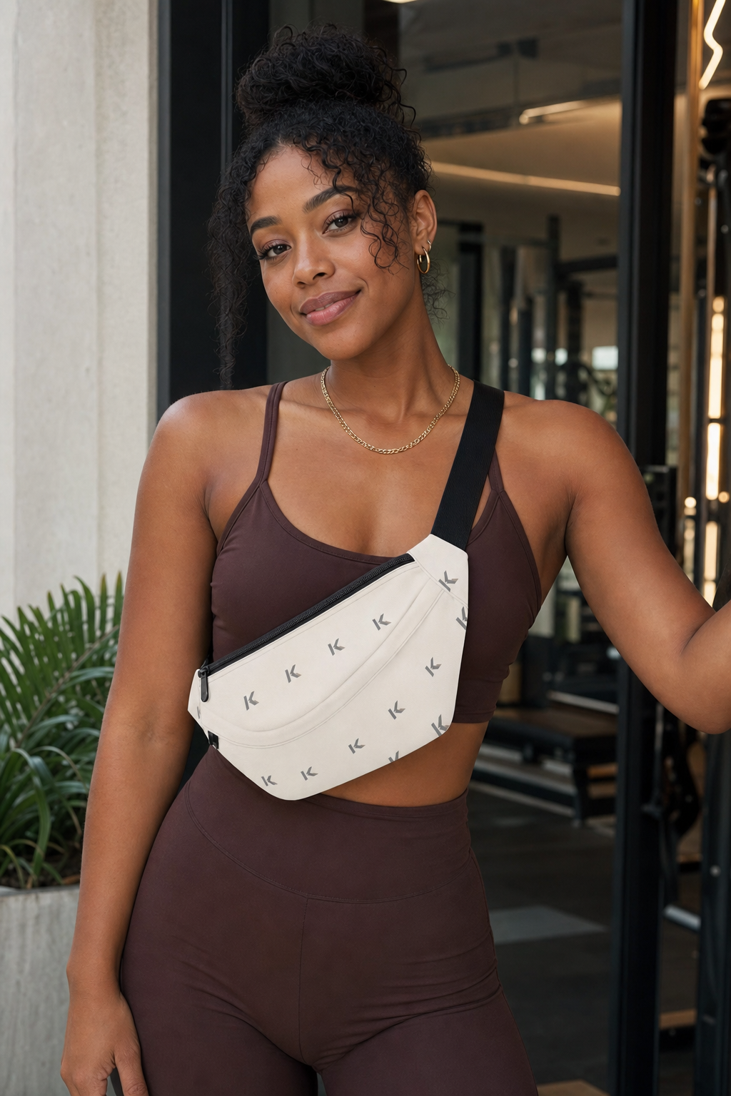 KYNDEO Motion Waist Bag - Ivory Monogram