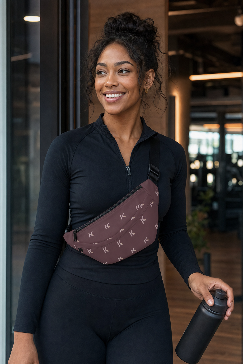 KYNDEO Motion Waist Bag - Oxblood Monogram