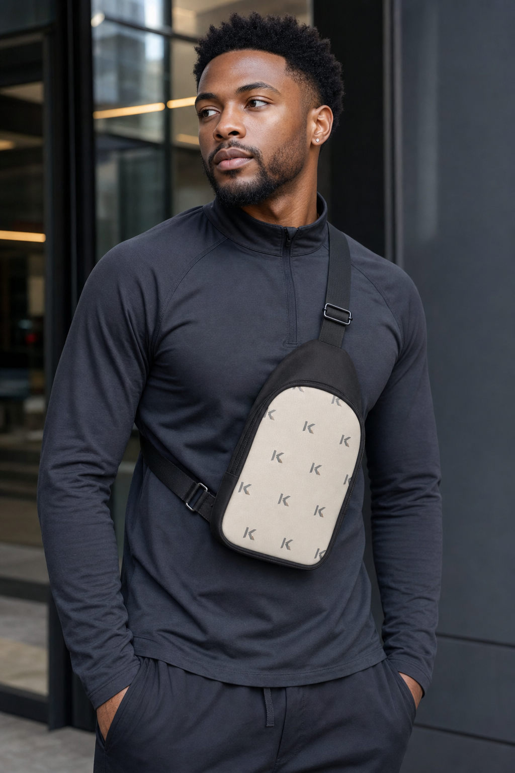 KYNDEO Travel Crossbody - Ivory Monogram