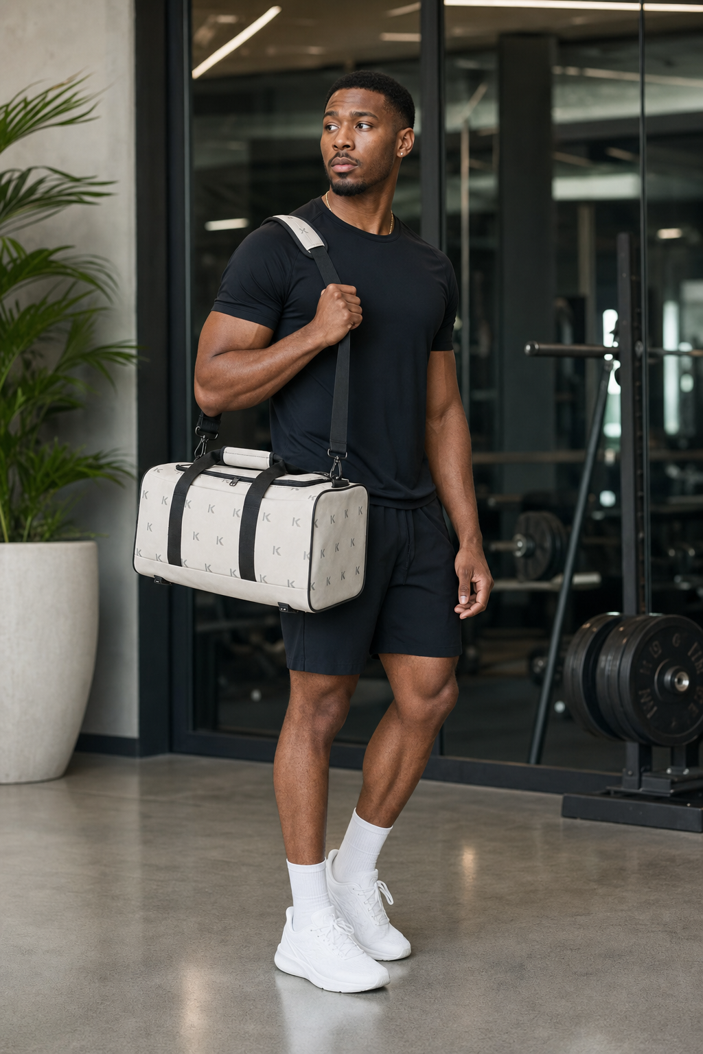 KYNDEO Motion Duffle Bag - Ivory Monogram