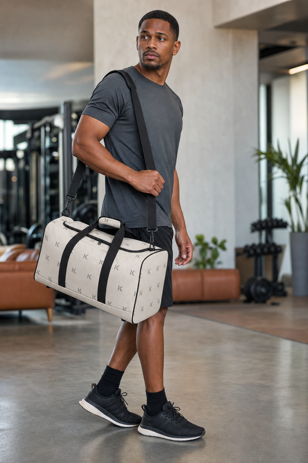 KYNDEO Motion Duffle Bag - Ivory Monogram