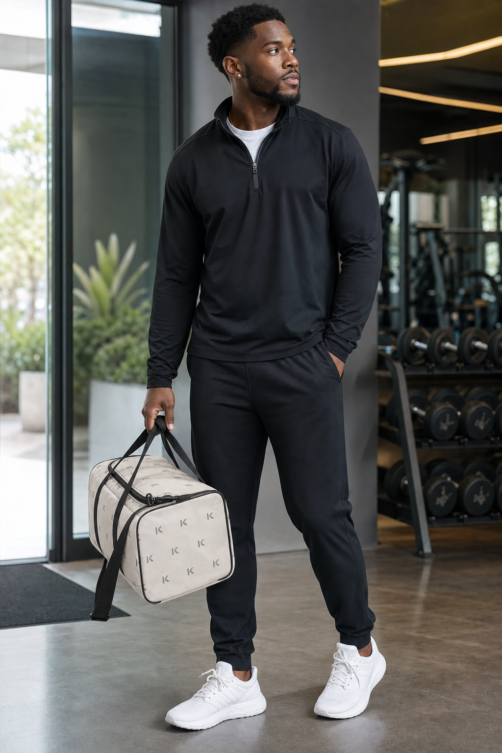 KYNDEO Motion Duffle Bag - Ivory Monogram