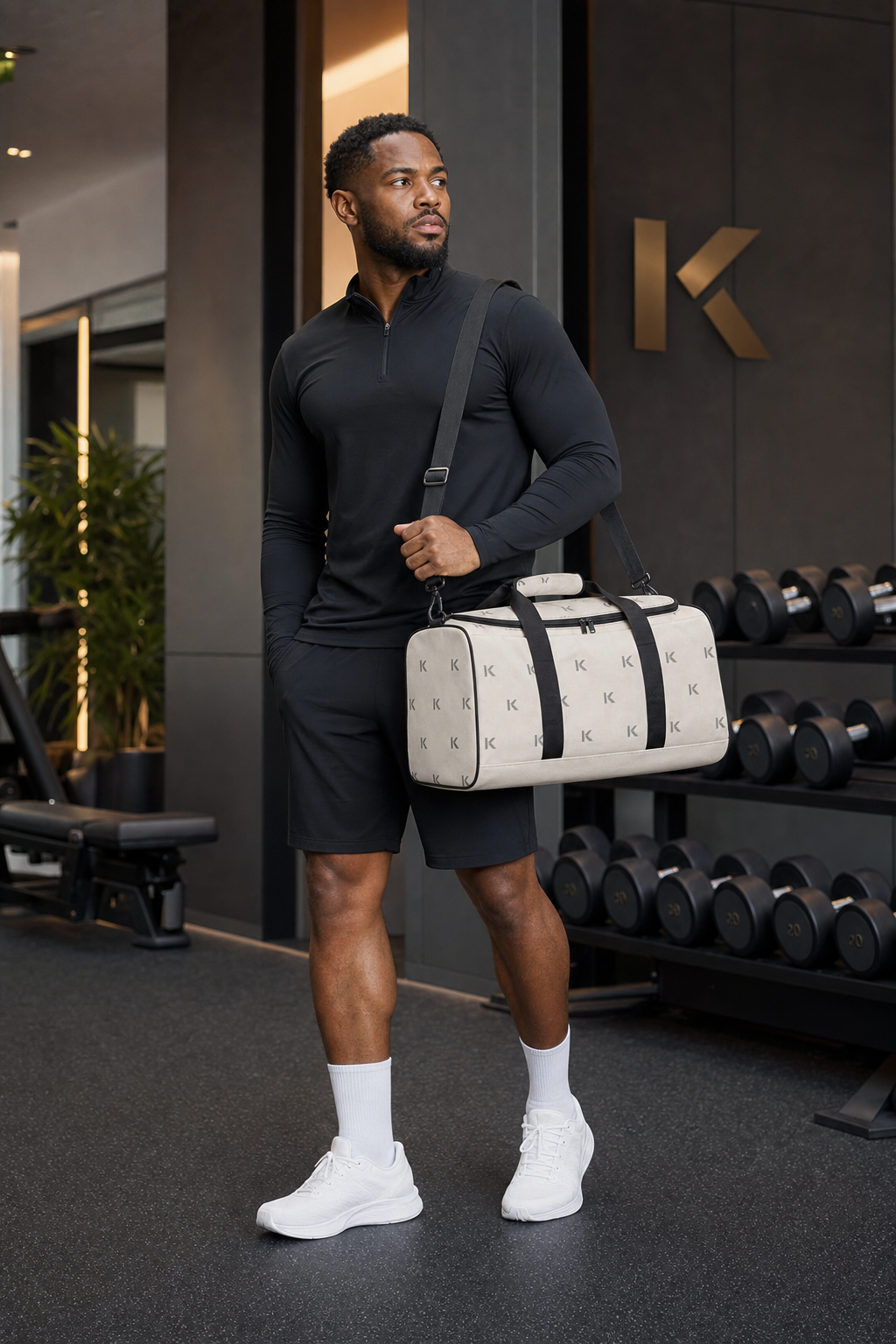 KYNDEO Motion Duffle Bag - Ivory Monogram