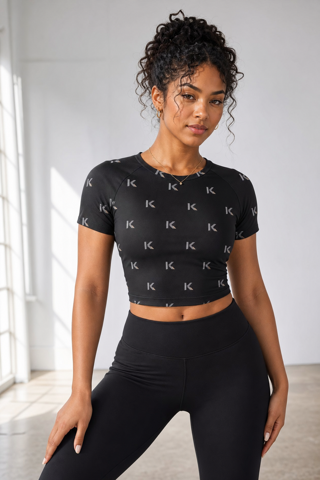 KYNDEO Purpose Fitted Tee - Noir Monogram