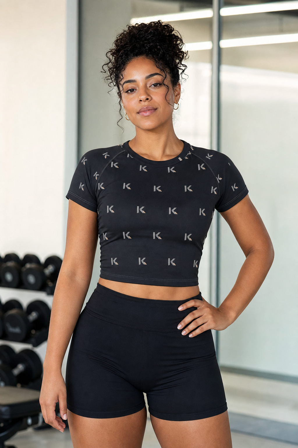 KYNDEO Purpose Fitted Tee - Noir Monogram