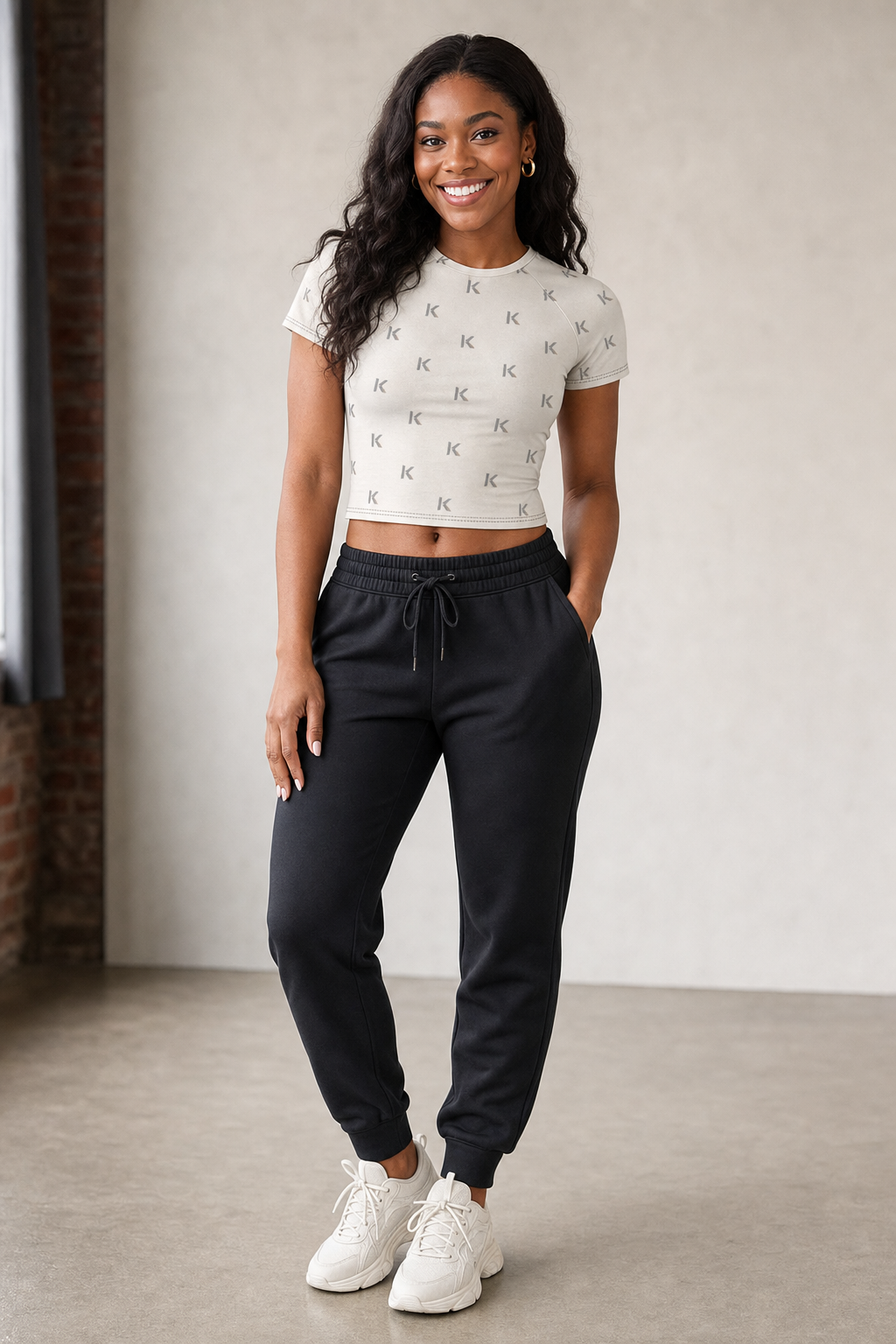 KYNDEO Purpose Fitted Tee - Ivory Monogram