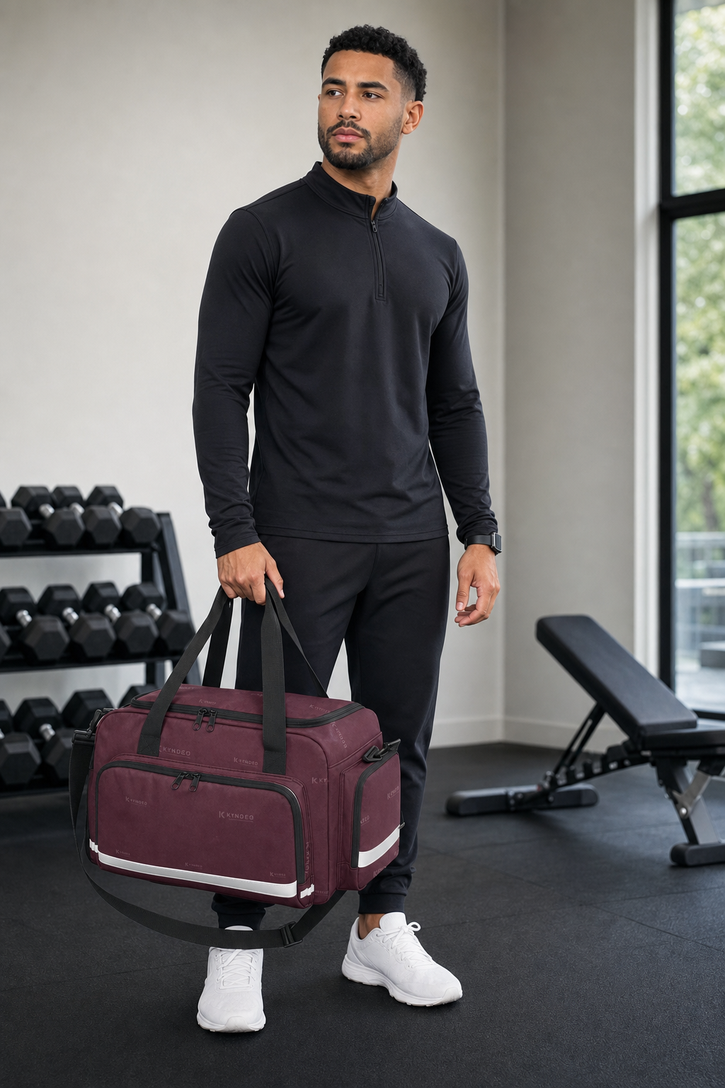 KYNDEO Onyx Utility Bag - Oxblood