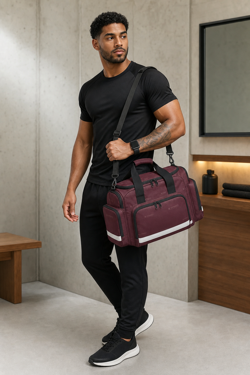 KYNDEO Onyx Utility Bag - Oxblood