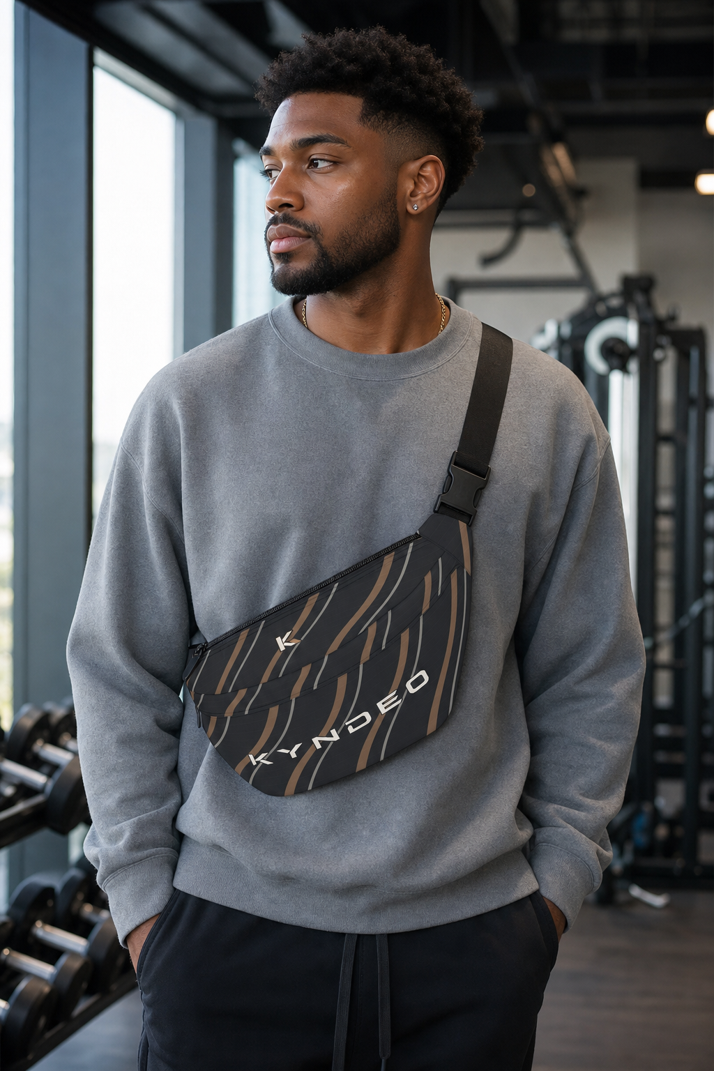 KYNDEO Motion Sling Fanny Pack - Noir Bronze