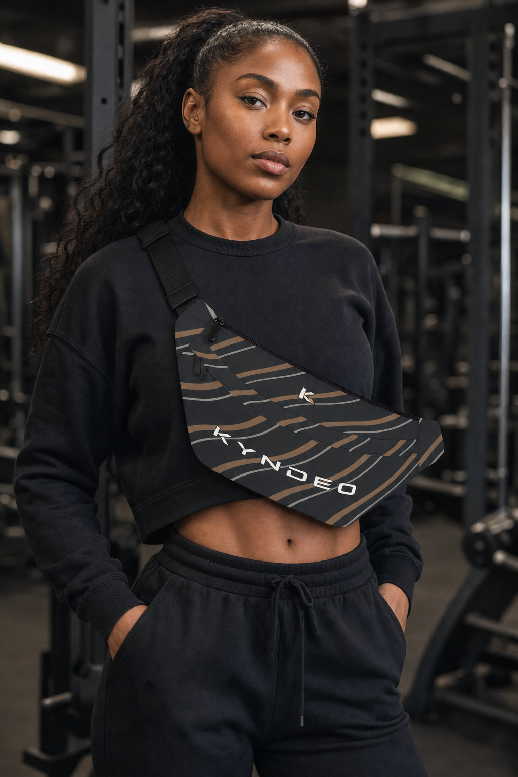 KYNDEO Motion Sling Fanny Pack - Noir Bronze