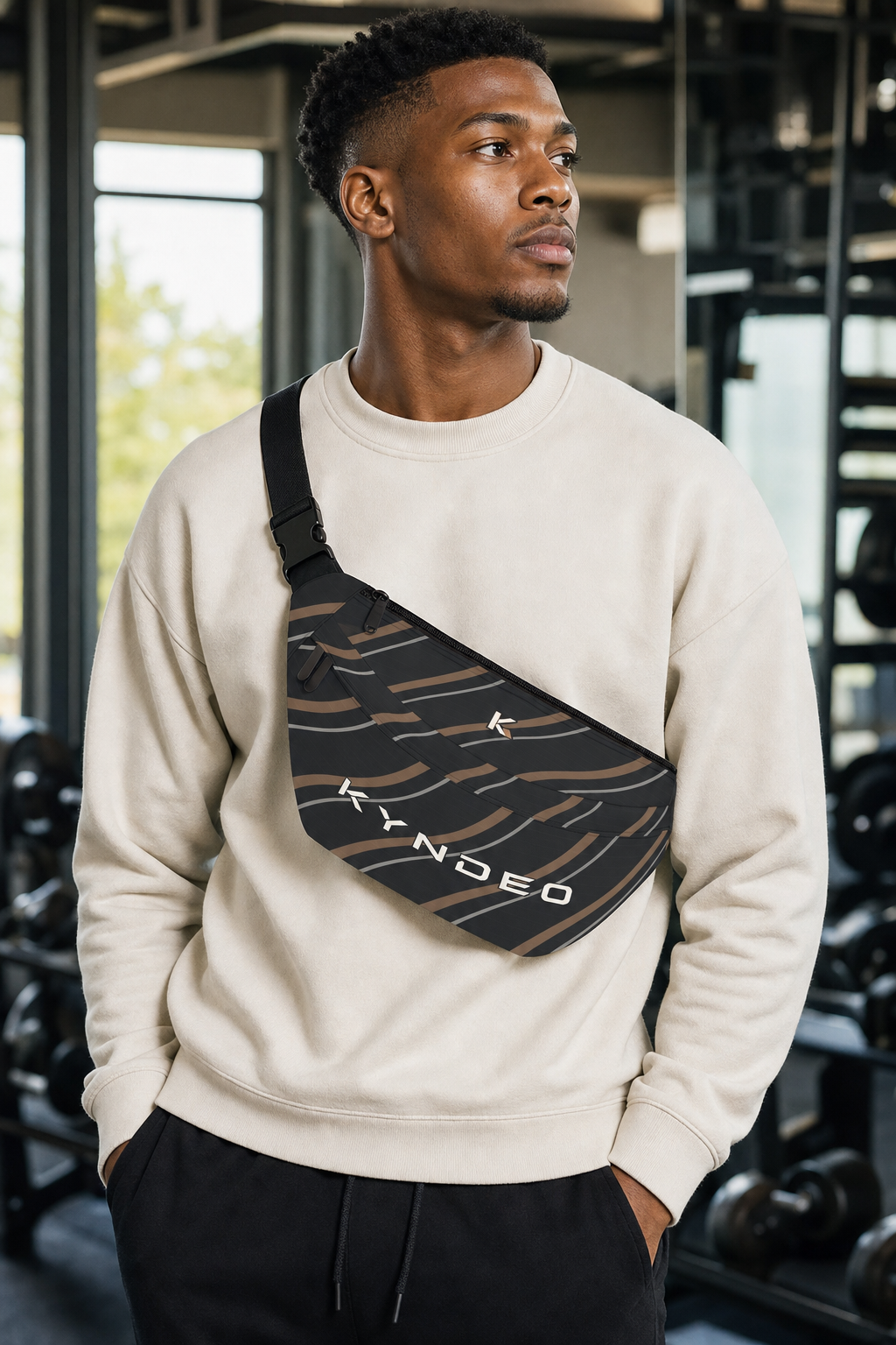 KYNDEO Motion Sling Fanny Pack - Noir Bronze