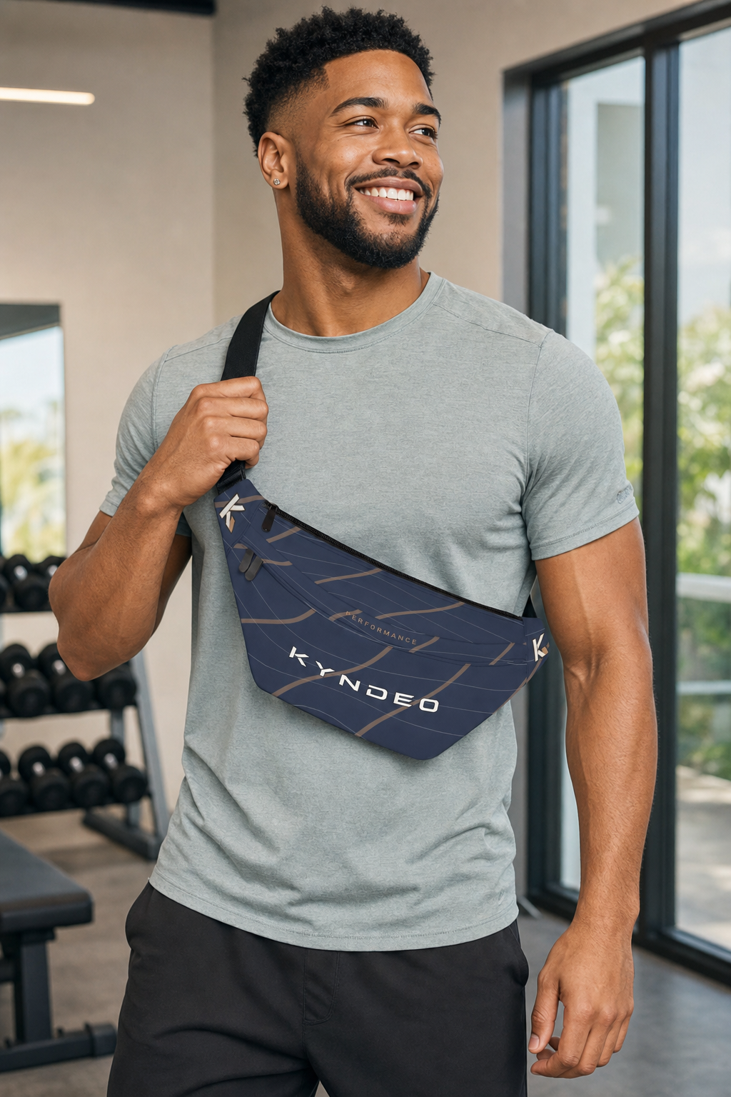 KYNDEO Motion Sling Fanny Pack - Midnight Navy