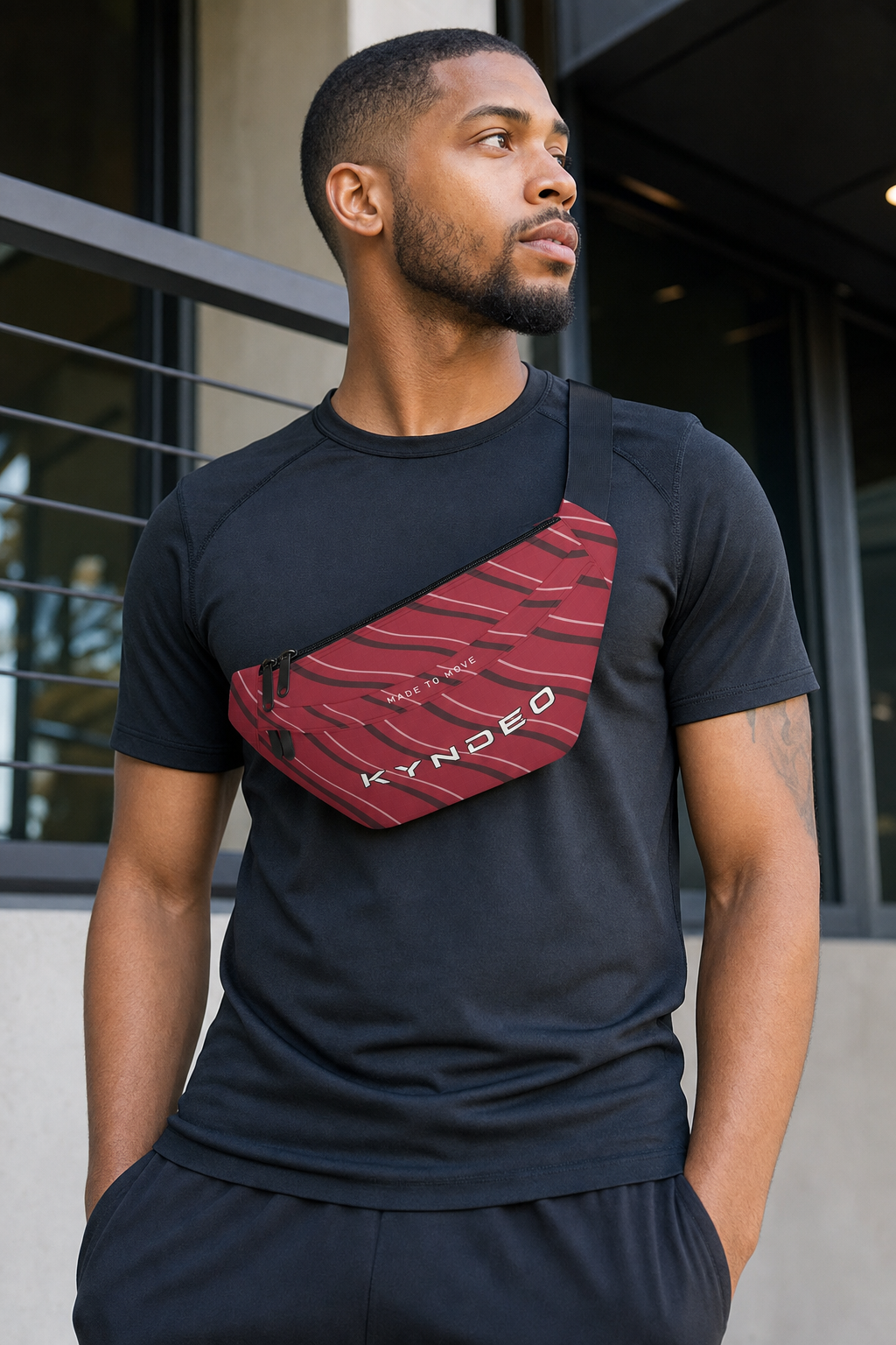 KYNDEO Motion Sling Fanny Pack - Crimson Rush