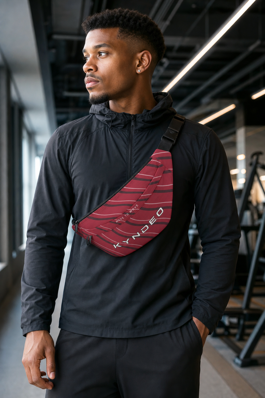 KYNDEO Motion Sling Fanny Pack - Crimson Rush