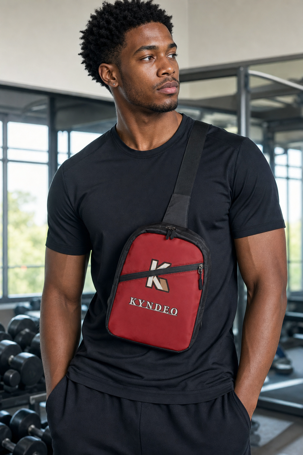 KYNDEO Everyday Shoulder Bag - Crimson Red