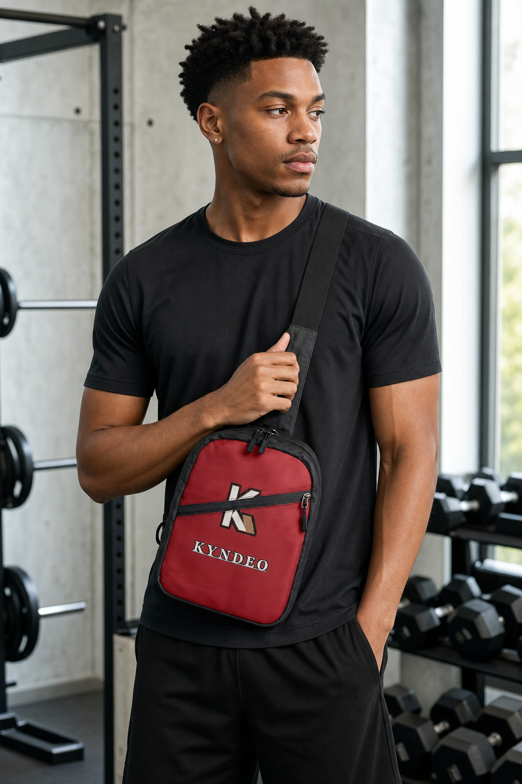 KYNDEO Everyday Shoulder Bag - Crimson Red