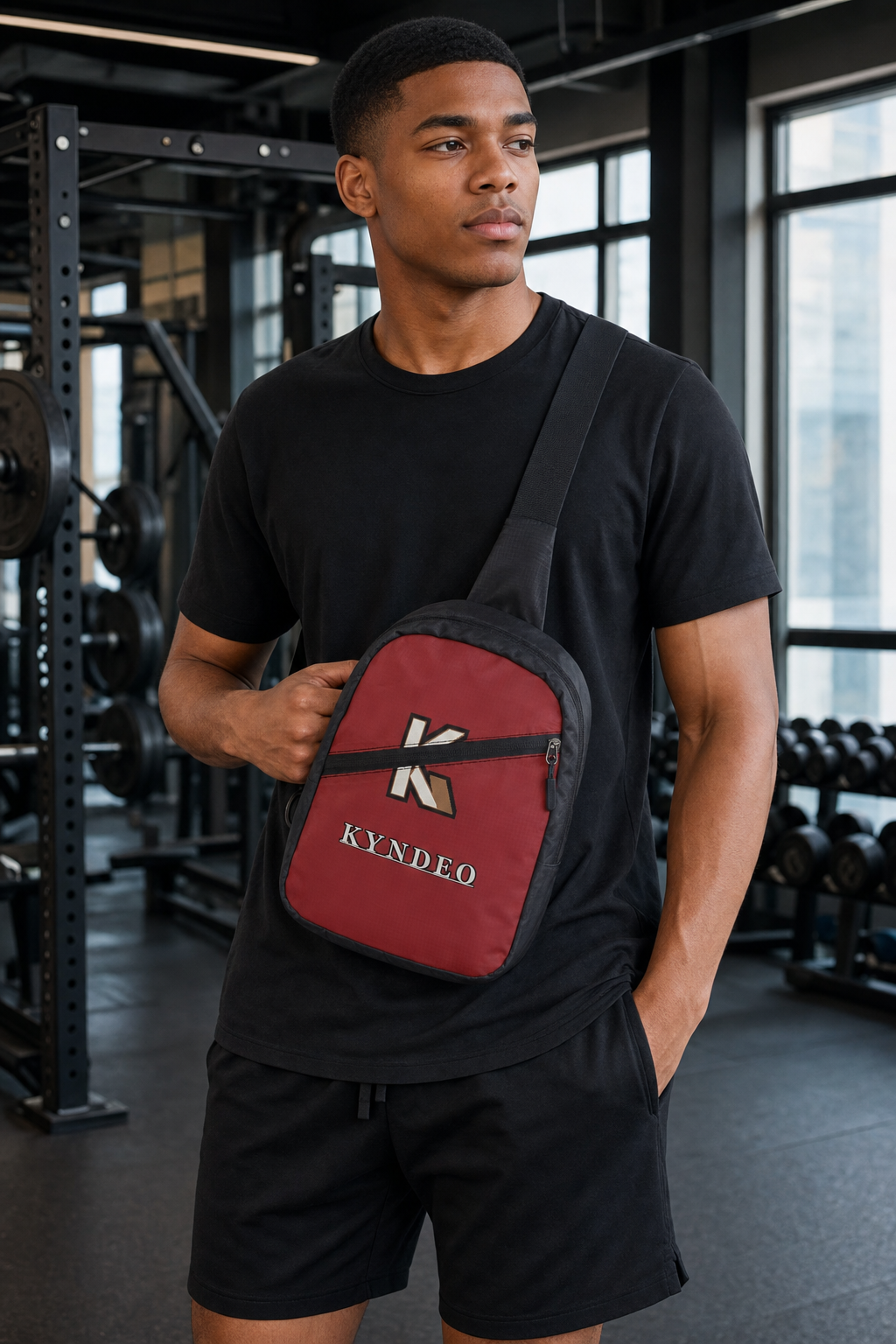 KYNDEO Everyday Shoulder Bag - Crimson Red