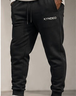KYNDEO Noir Ivory Joggers — Black-owned premium activewear joggers for gym, street, travel, and everyday movement