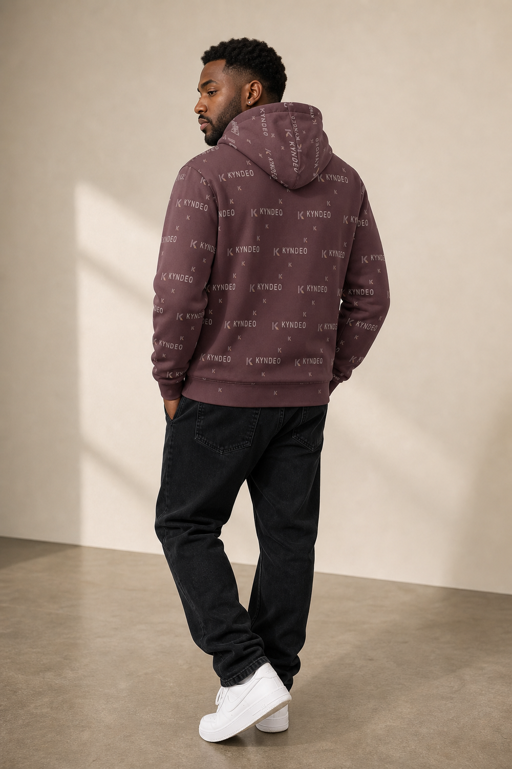 KYNDEO Obsidian House Hoodie — Black-owned premium activewear hoodie for movement, travel, and everyday style