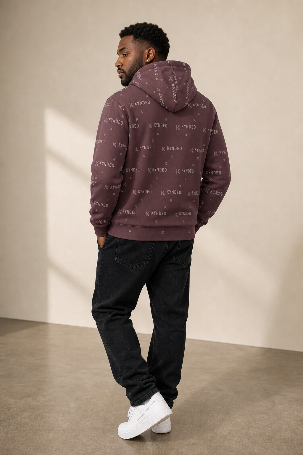 KYNDEO Obsidian House Hoodie — Black-owned premium activewear hoodie for movement, travel, and everyday style