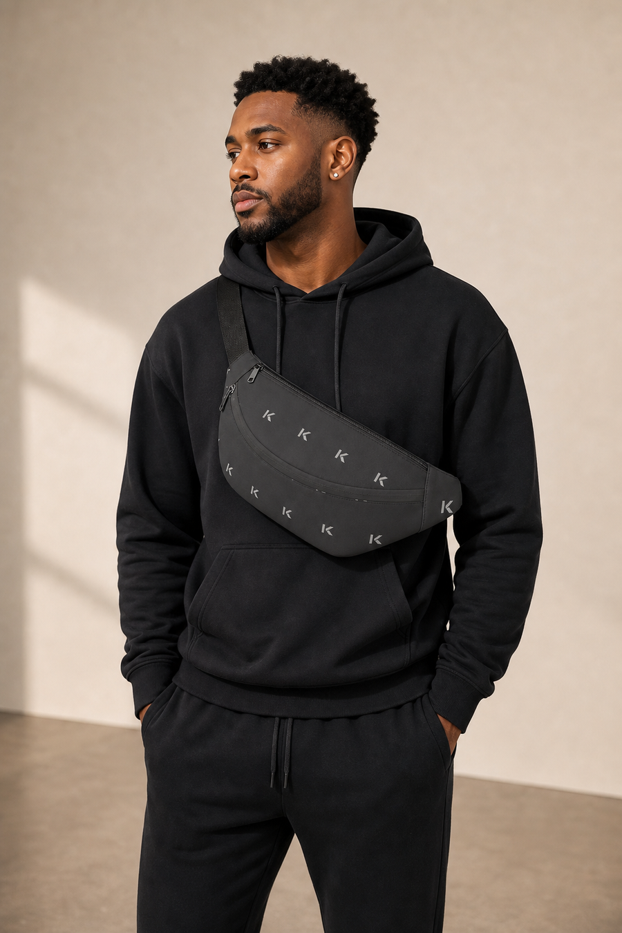 KYNDEO Motion Waist Bag - Noir Monogram