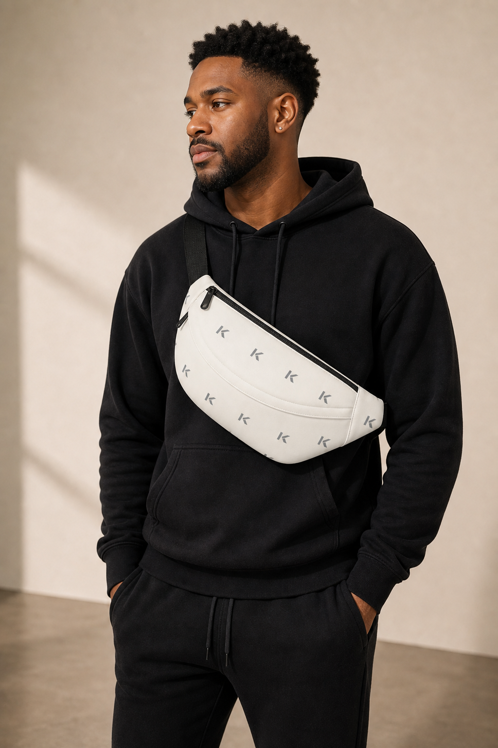 KYNDEO Motion Waist Bag — Black-owned premium activewear bag for movement, travel, and everyday carry