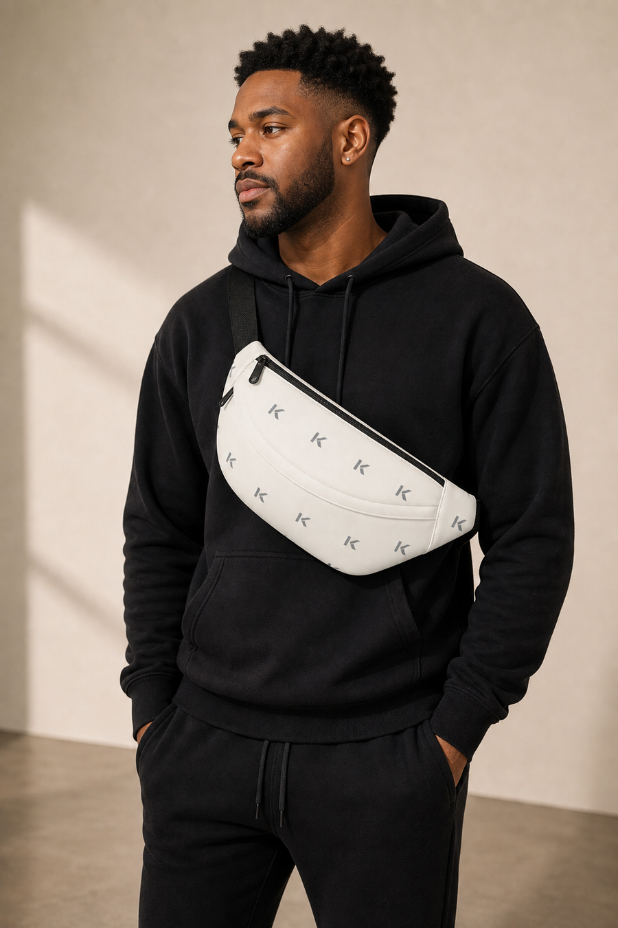 KYNDEO Motion Waist Bag - Ivory Monogram