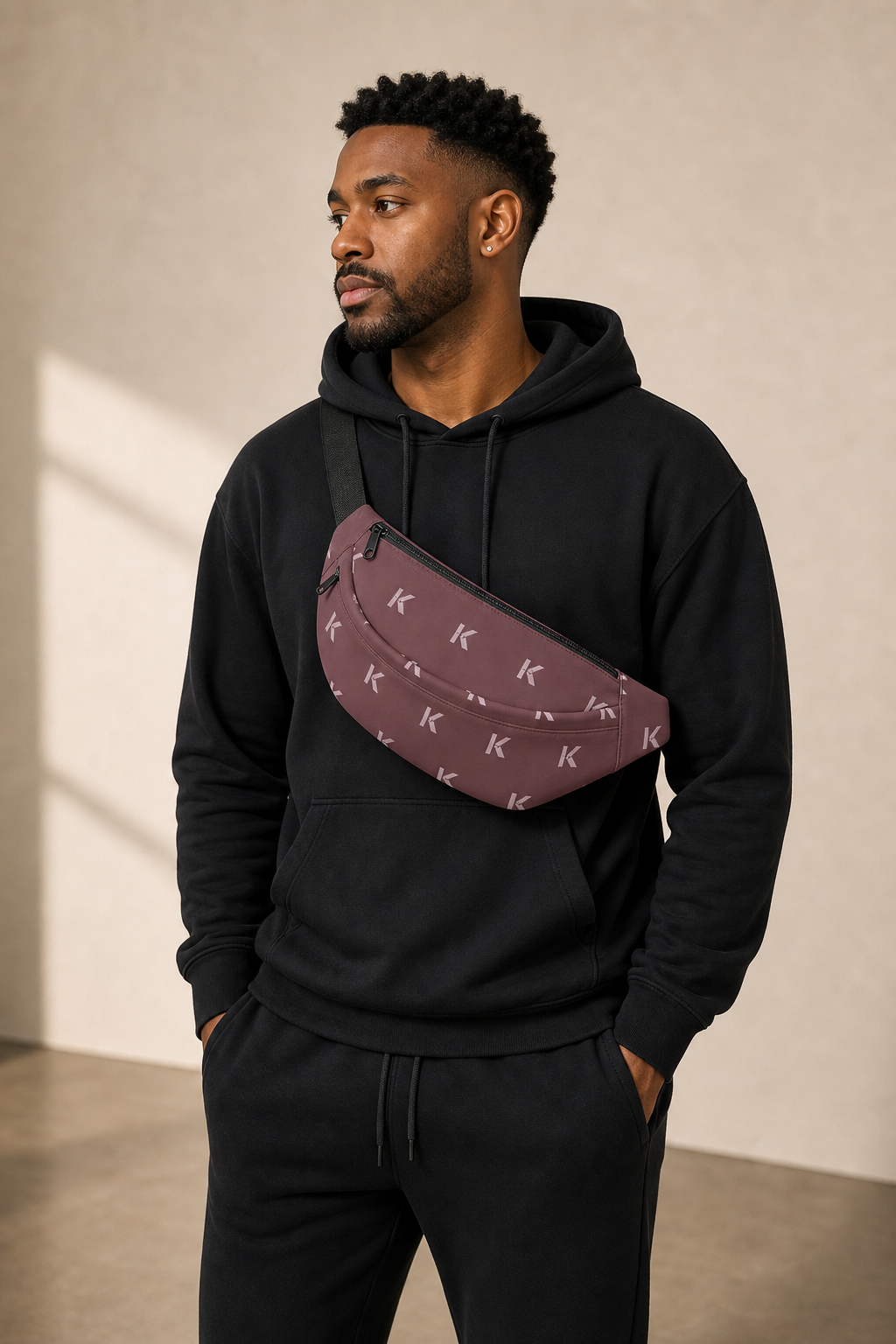 KYNDEO Motion Waist Bag — Black-owned activewear waist bag for gym, travel, errands, and everyday carry