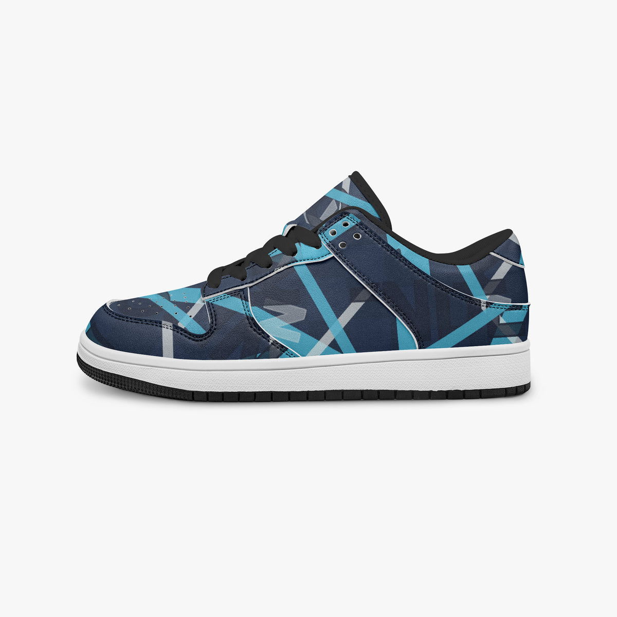 KYNDEO Court Low-Top Sneaker - Midnight Blue Grid — product image