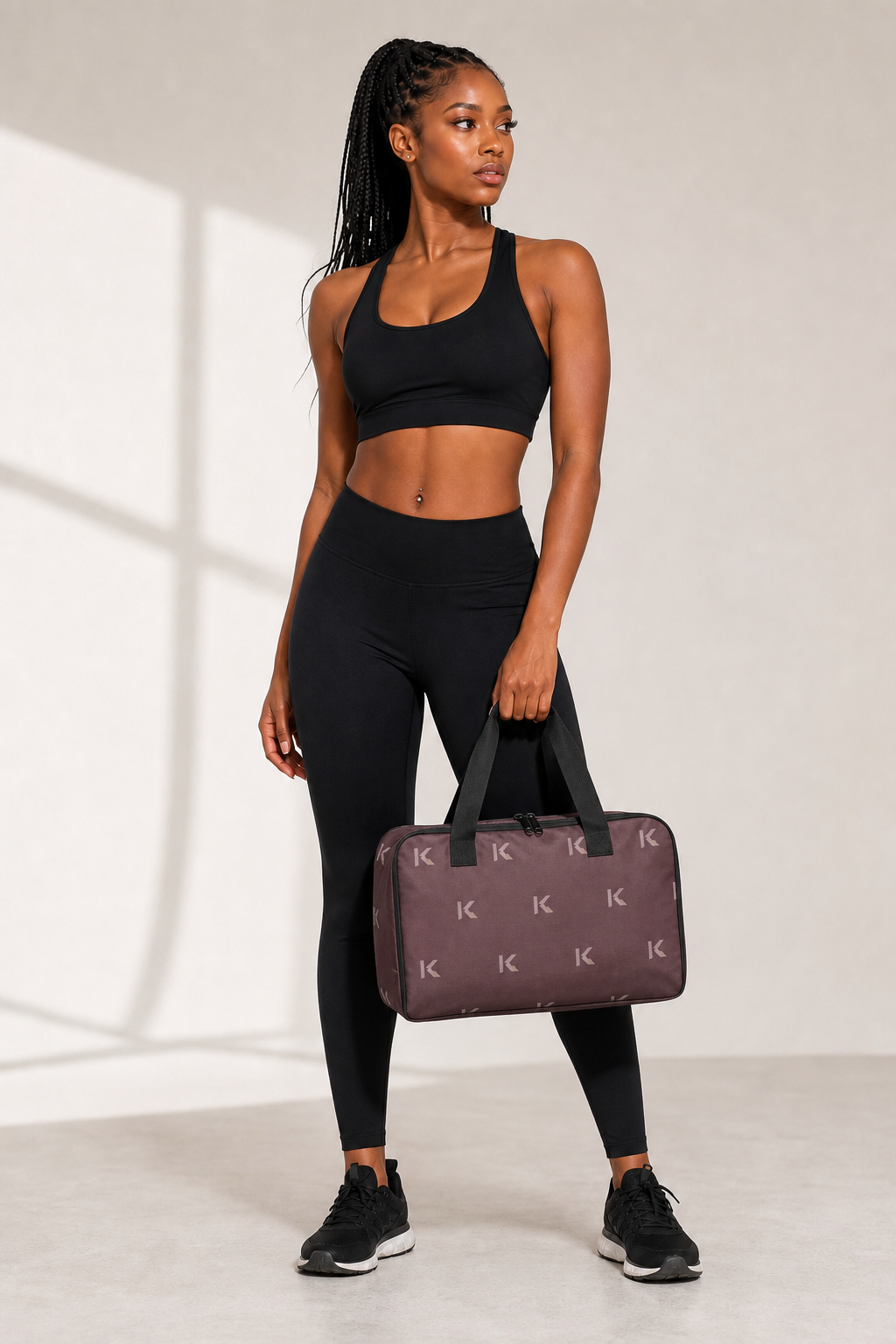 KYNDEO Motion Duffle Bag — Black-owned premium activewear duffle bag for gym, travel, and everyday movement